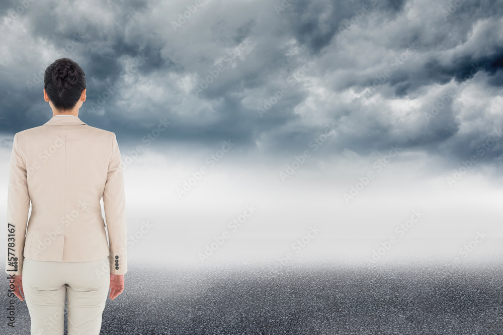 Composite image of asian businesswoman Composite image of asian businesswoman