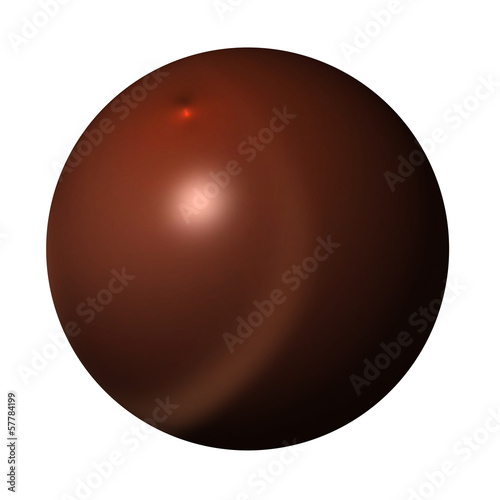 Abstract Brown Globe