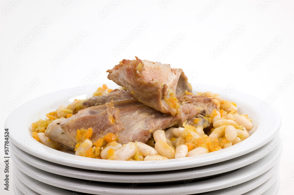 capra con fagioli capra con fagioli