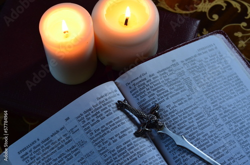 Bible and Sword photo