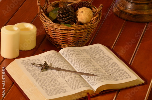 Bible and Sword photo