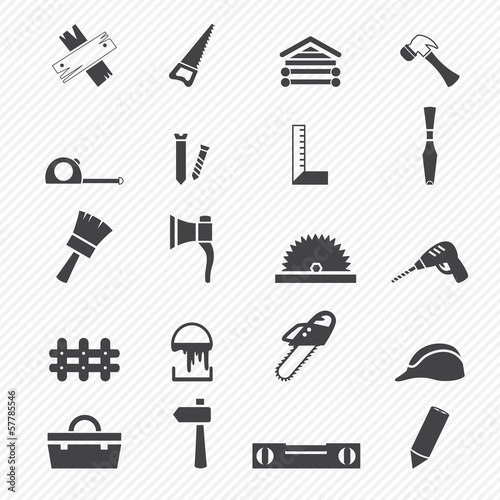 Carpentry icons
