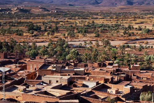 Moroccan village photo