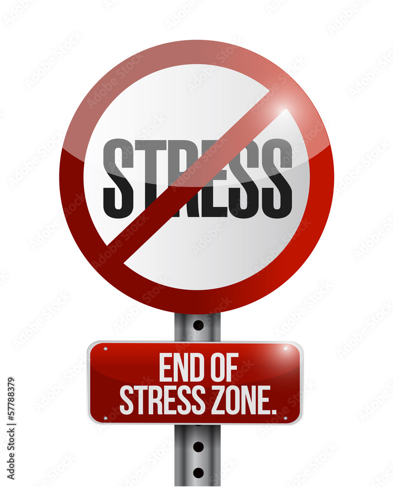no stress road sign illustration design no stress road sign illustration design