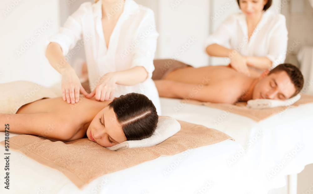 Obraz premium couple in spa