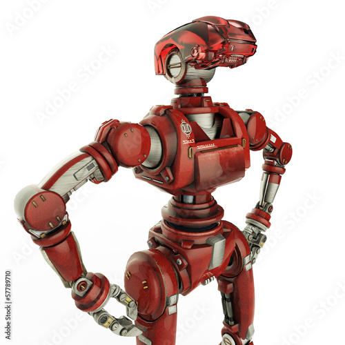 soldier robot waiting