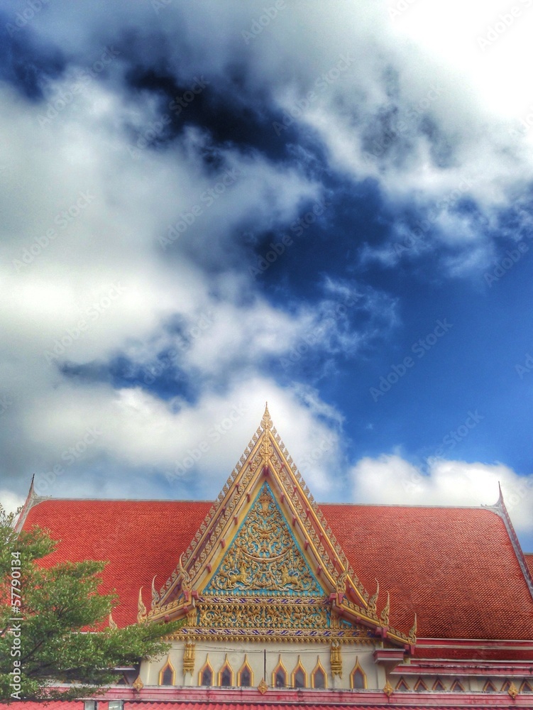 Buddhist temple in Bangkok Thailand Buddhist temple in Bangkok Thailand