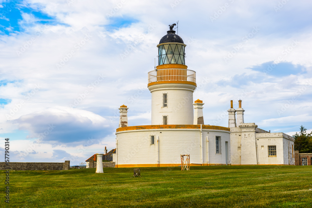 Chanonry lighthouse at Chanonry Point, Scotland