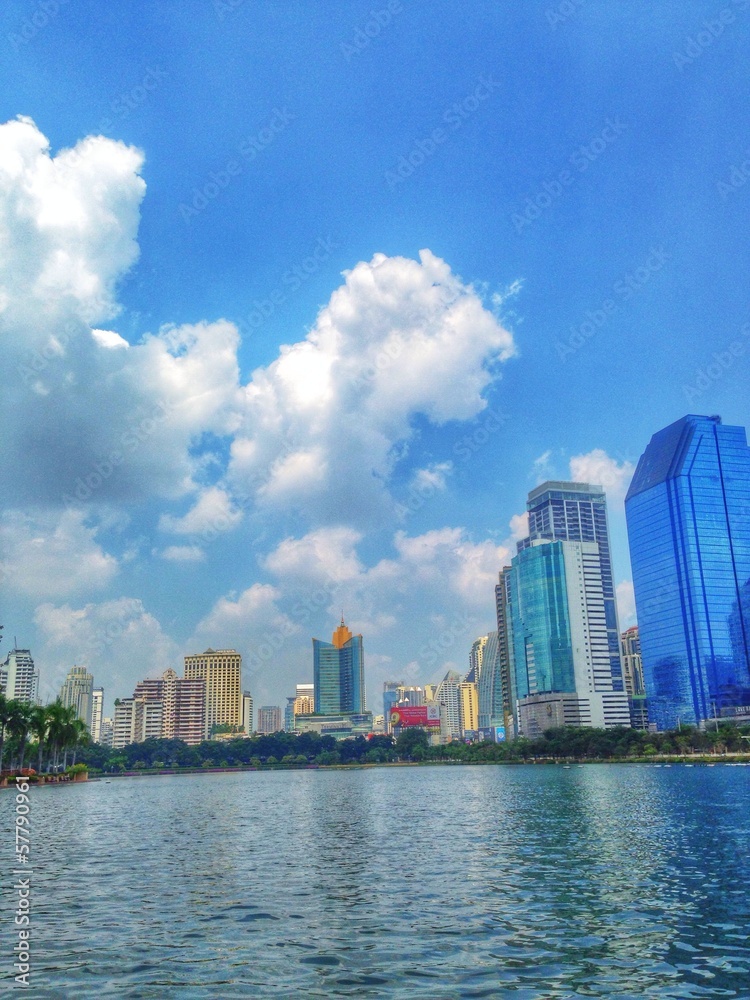 Fototapeta premium Downtown in Bangkok