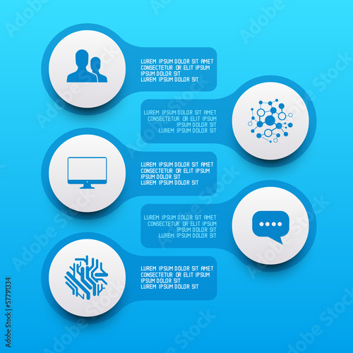Clean Circle Infographic Elements