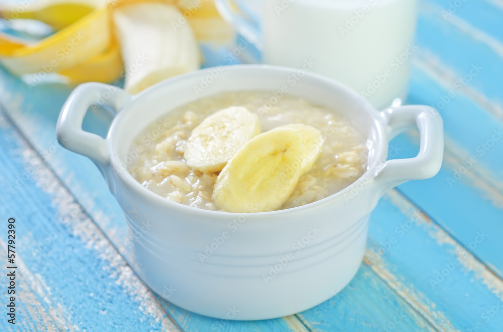 oat flakes with banana oat flakes with banana