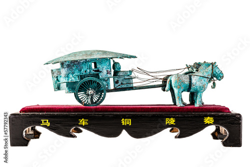 Canvas Print xian chariot