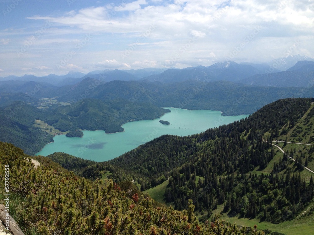 Fototapeta premium walchensee