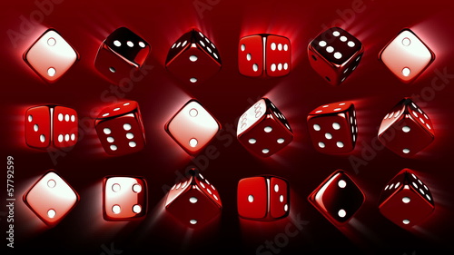 Casino Dices Background
