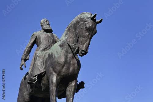 statue équestre de Léopold II roi des Belges