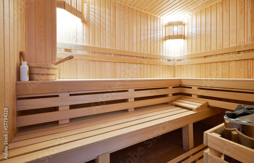 Sauna classic wooden