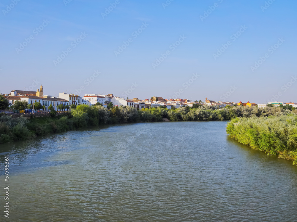 Guadalquivir River in Cordoba, Spain