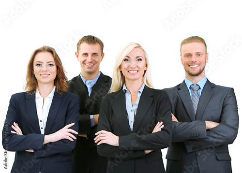 Group of business people is...