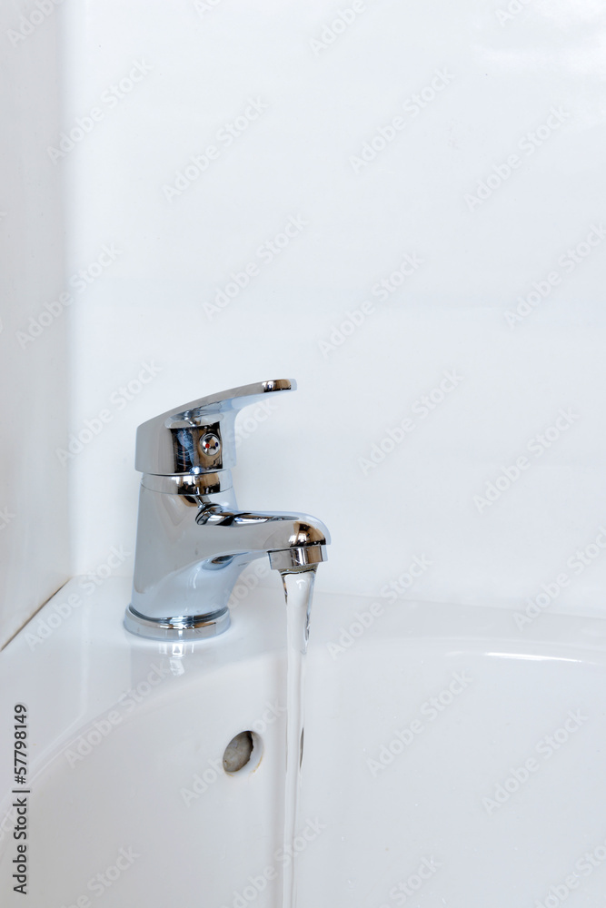 Close-up of human hands being washed under faucet in bathroom, Close-up of human hands being washed under faucet in bathroom,