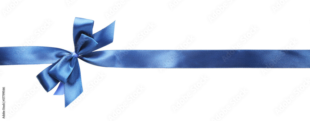 Color gift satin ribbon bow, isolated on white Color gift satin ribbon bow, isolated on white