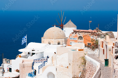 santorini skyline