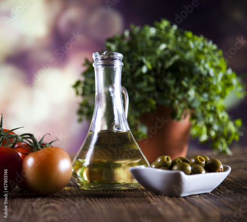 Carafe with olive oil