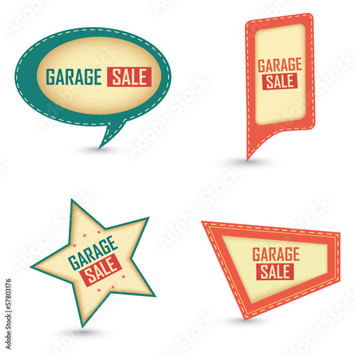 garage sale labels