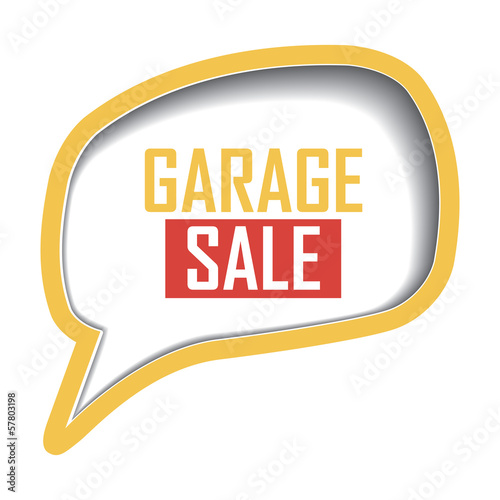 garage sale label