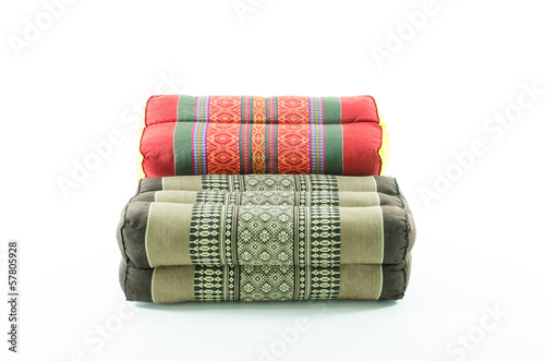 Multi-colored thai pillow
