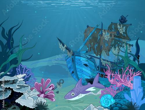 Underwater landscape