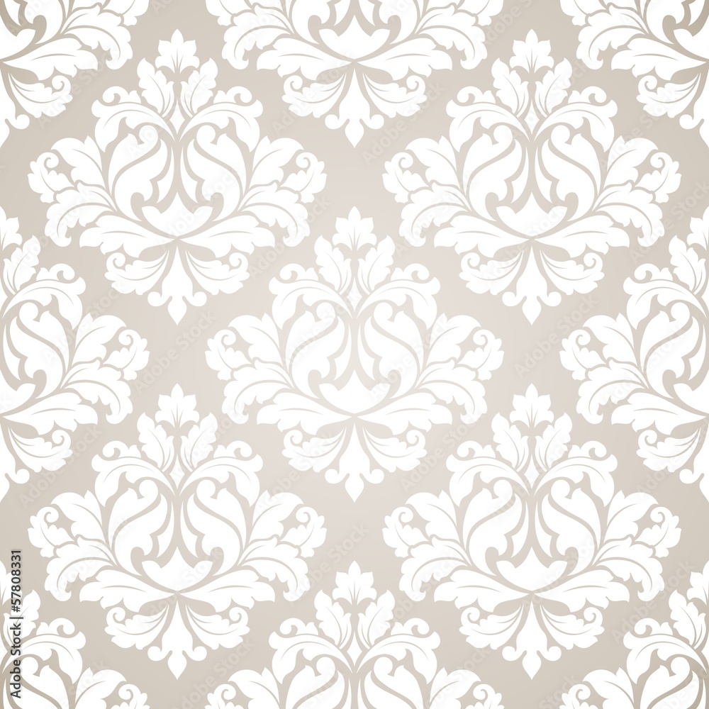 Damask seamless pattern for design. Damask seamless pattern for design.