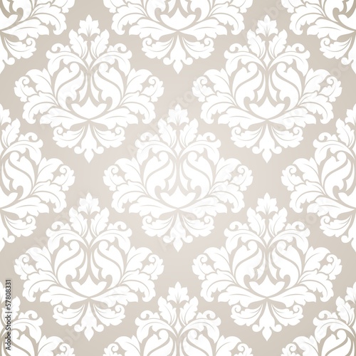 Damask seamless pattern for design.