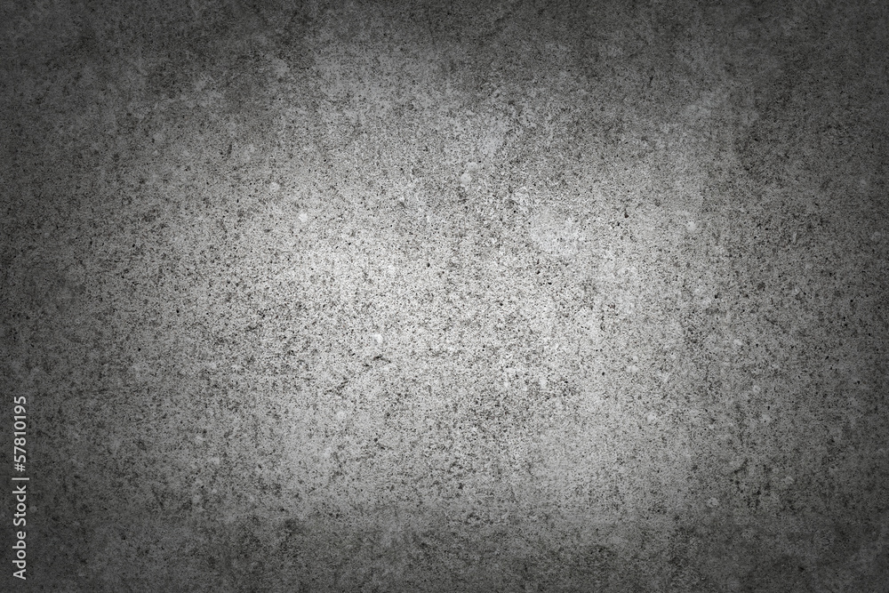 Fototapeta premium Dark gray rough concrete wall background photo background
