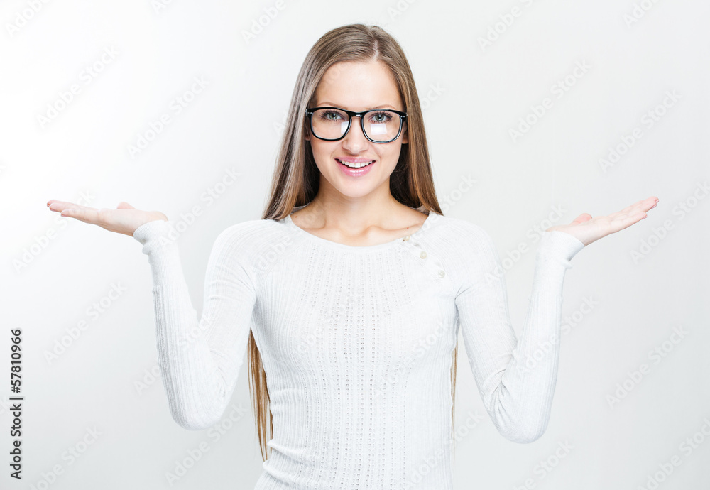 Beautiful smiling business woman Beautiful smiling business woman