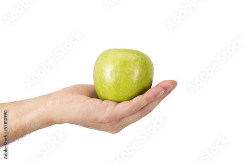 hand with fruit