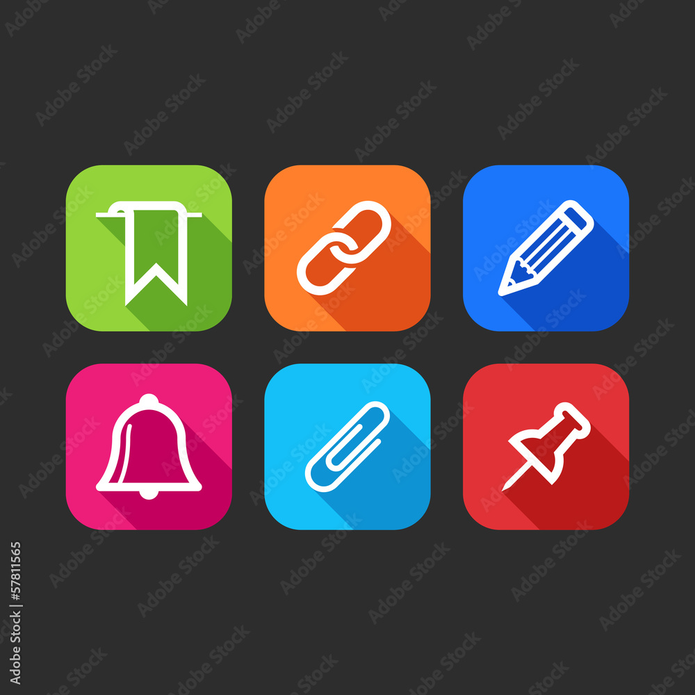 flat icons for web and mobile applications flat icons for web and mobile applications