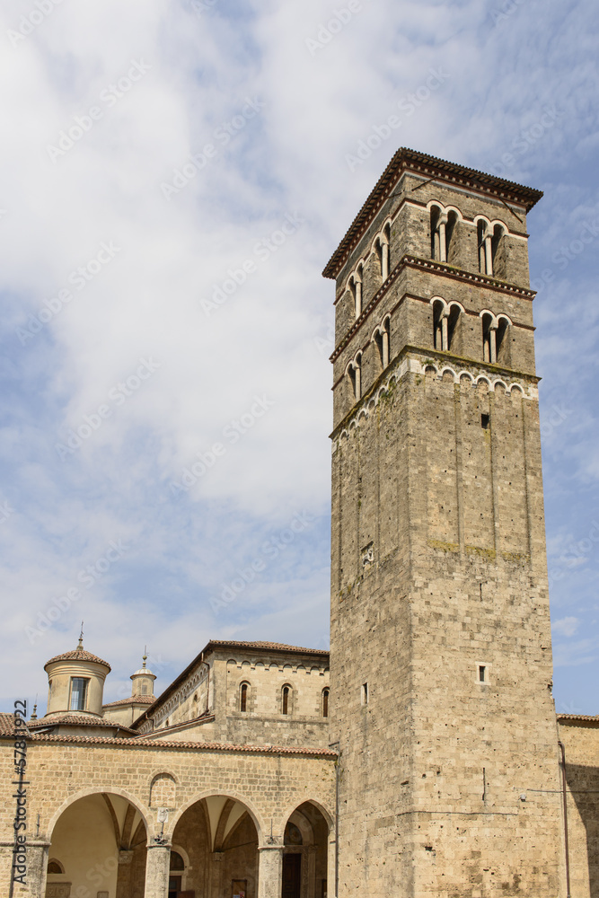 Minster bell tower, Rieti