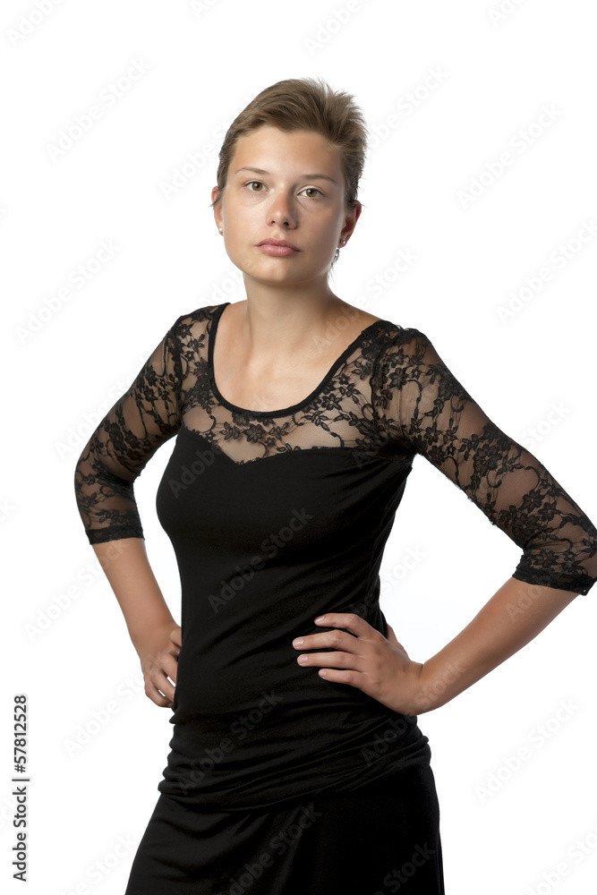 Woman in evening gown Woman in evening gown