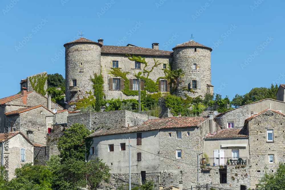 Fototapeta premium Parc des Cevennes, historic village