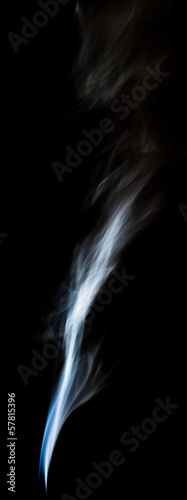 Fototapeta Naklejka Na Ścianę i Meble -  The abstract figure of the smoke