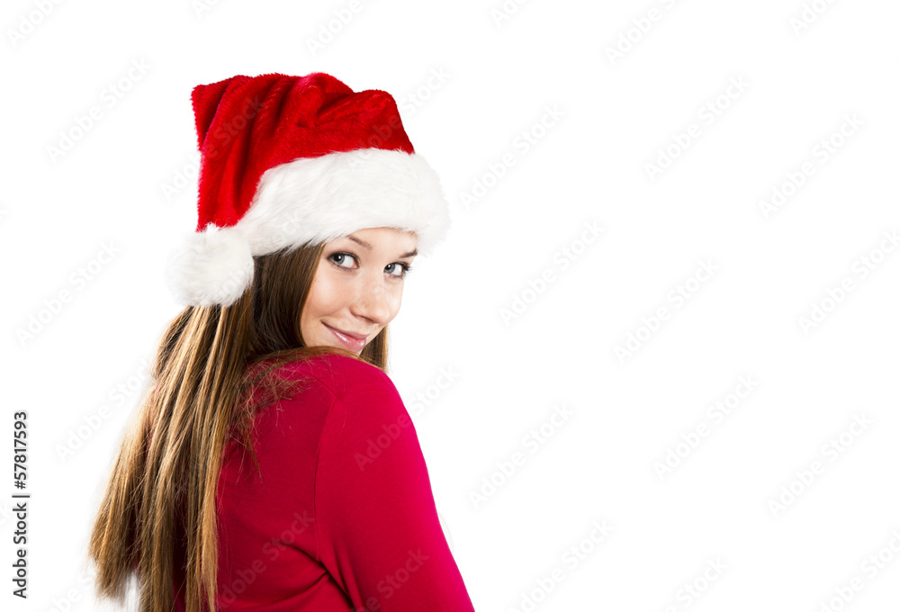 Beautiful christmas woman Beautiful christmas woman