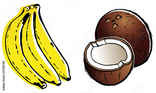 Banane Noix de coco