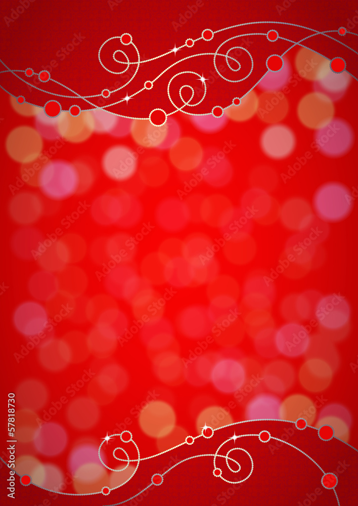 Red decorative background Red decorative background
