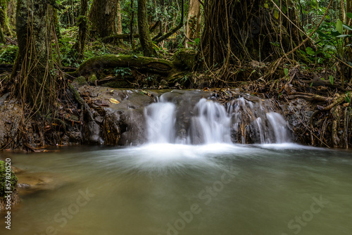 Small waterfall in phang-nga (sanang manora waterfall) © knotsound