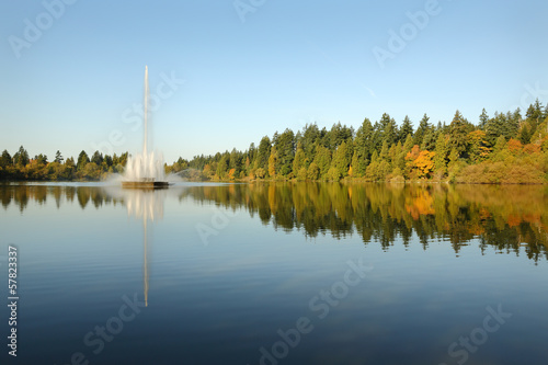 Stanley Park, Lost Lagoon Fountain, Vancouver