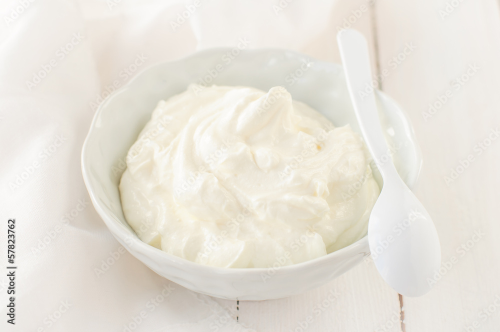 Greek Yoghurt in a Bowl Greek Yoghurt in a Bowl