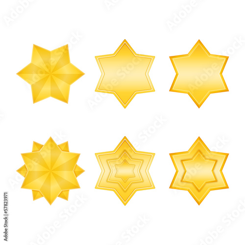 Golden Stars Icons
