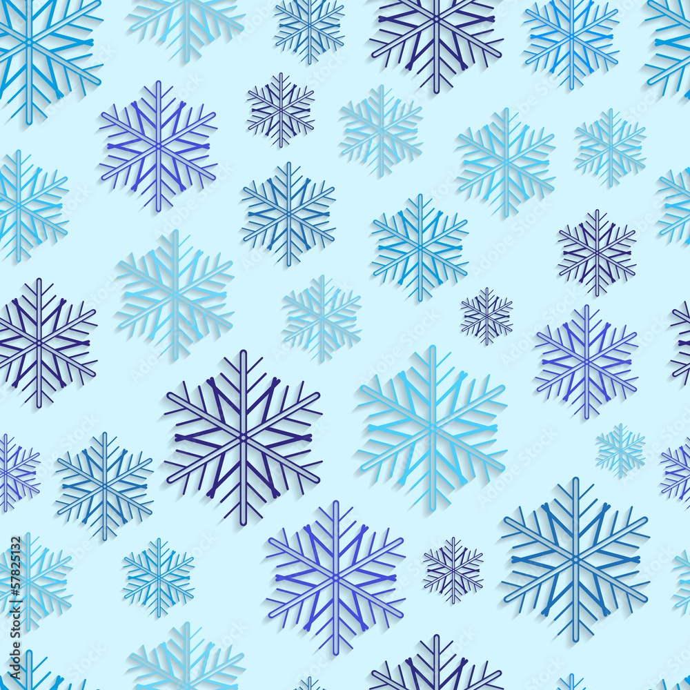 texture with color snowflakes