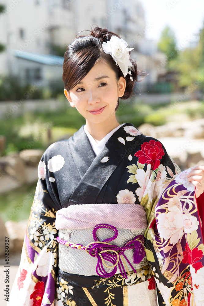 Beautiful asian kimono woman Beautiful asian kimono woman