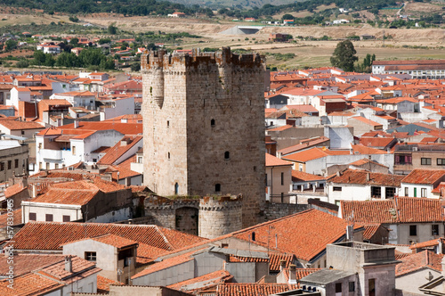 Tower of the castle of the Dukes of Alba, Coria (Spain) photo